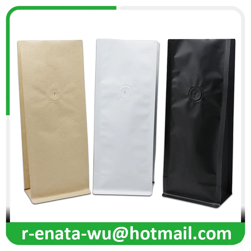 Square bottom gusseted coffee bag