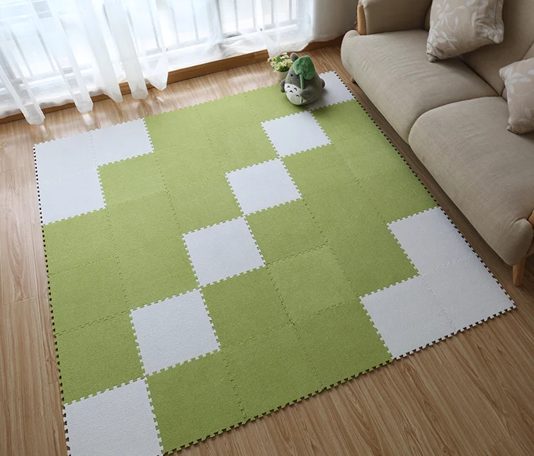 Free Joint Puzzle Type Pe Foam Interlocking Baby Play Mat For Living