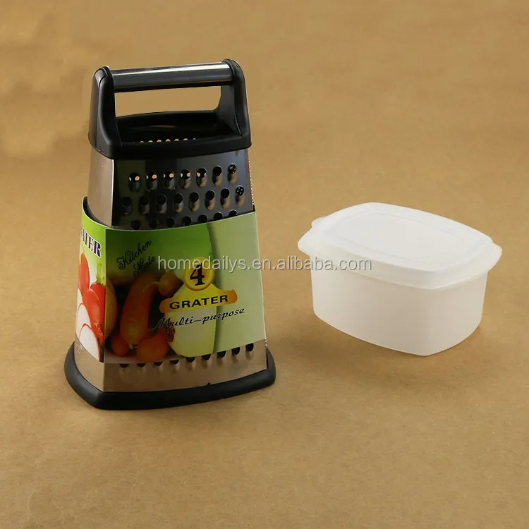 Best 4sided Box Grater & Vegetable Slicer With Storage Container Set Buy Box Grater,Vegetable