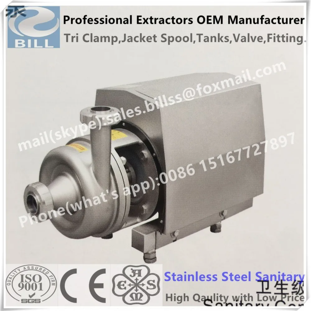 Stainless Steel Sanitary Centrifugal Pumps With Abb Motor With Rounded