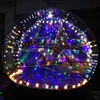 New Design giant inflatable human size snow globe photo booth ife size snow globe clear inflatable dome with LED lights