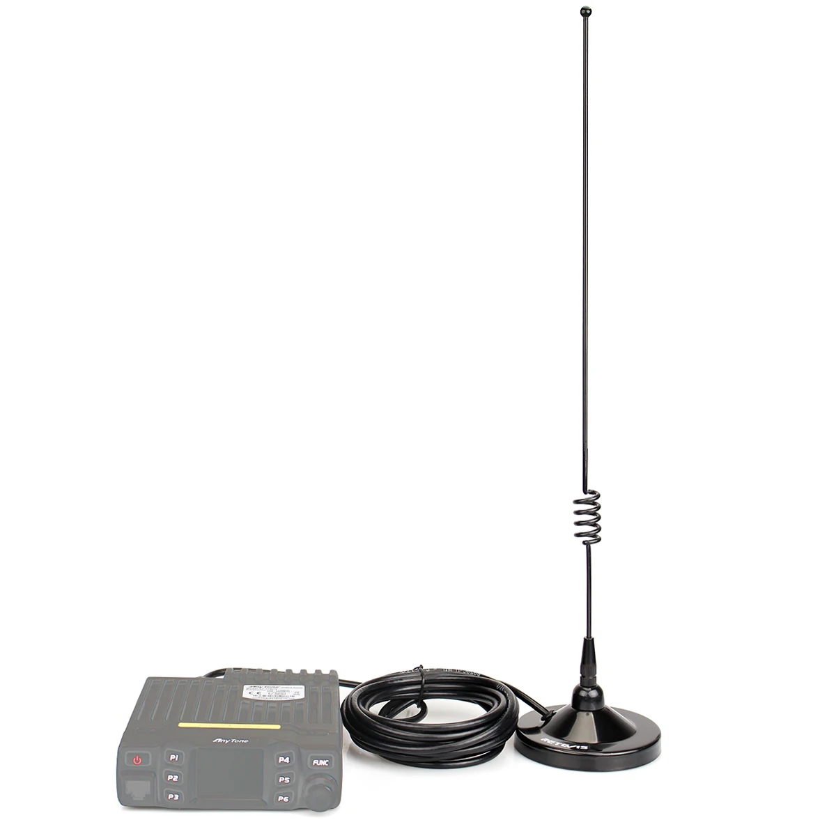 Mobile Radio Antenna Mount And Rg58 C/u Coaxial Cable With Sl16