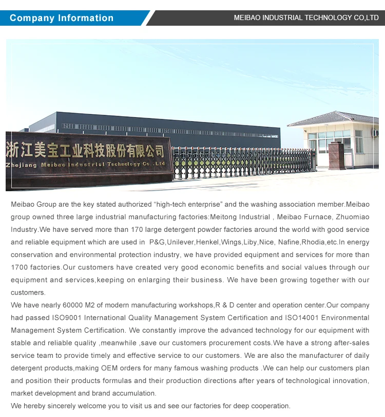China Automatic Washing Detergent Powder Making Machine/Powder Detergent Production Line for Sale