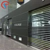 Electric crystal pc see through transparent roller door