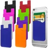 Custom black phone sleeve card wallet sticker for Apple iPhones