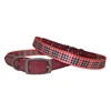 Top Quality Leather Design Plover Case Print Dog Nylon Collar