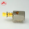 mini latching type straight key switch&push switch