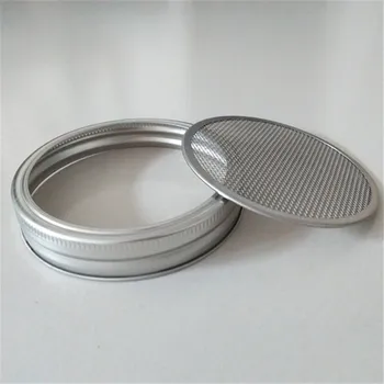 20 Mesh Stainless Steel Mesh Sprouting Lid Screen For Wide Mouth Mason ...