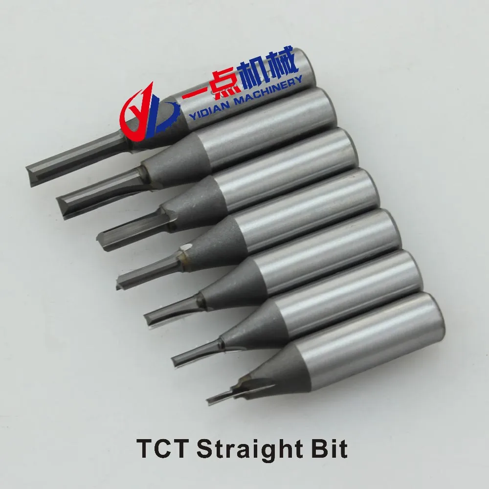 Tct Straight Bits Cnc Router Bits 6.35mm Shank Buy Tct Straight Bits