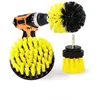Zhenda brush 3 pcs set hand tool soft drill brush Power Scrub Clean Brush used on Electric Drill for Carpet
