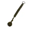 KongBo wholesale emergency survival stainless steel ball paracord monkey fist keychain