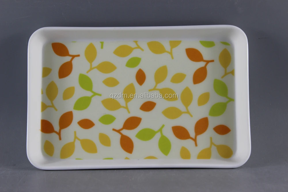 21.5x14cm Melamine Rectangle Small Tray(Frosted Surface)