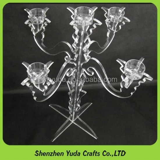 Phantom Lucite Candelabra Clear Acrylic Candle Holder Buy Lucite