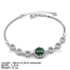 BZF-0938 925 Silver Bracelet with CZ Stone New Design Round Braclet