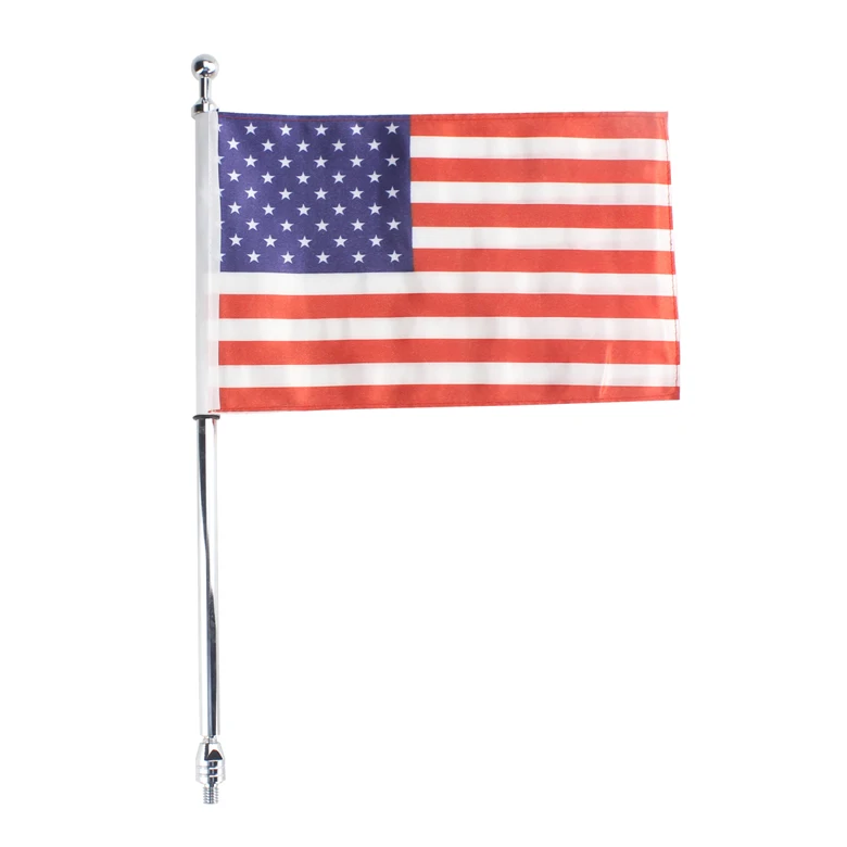 Aluminium Car Multifunctional Antenna Flagpole With Usa American Flag