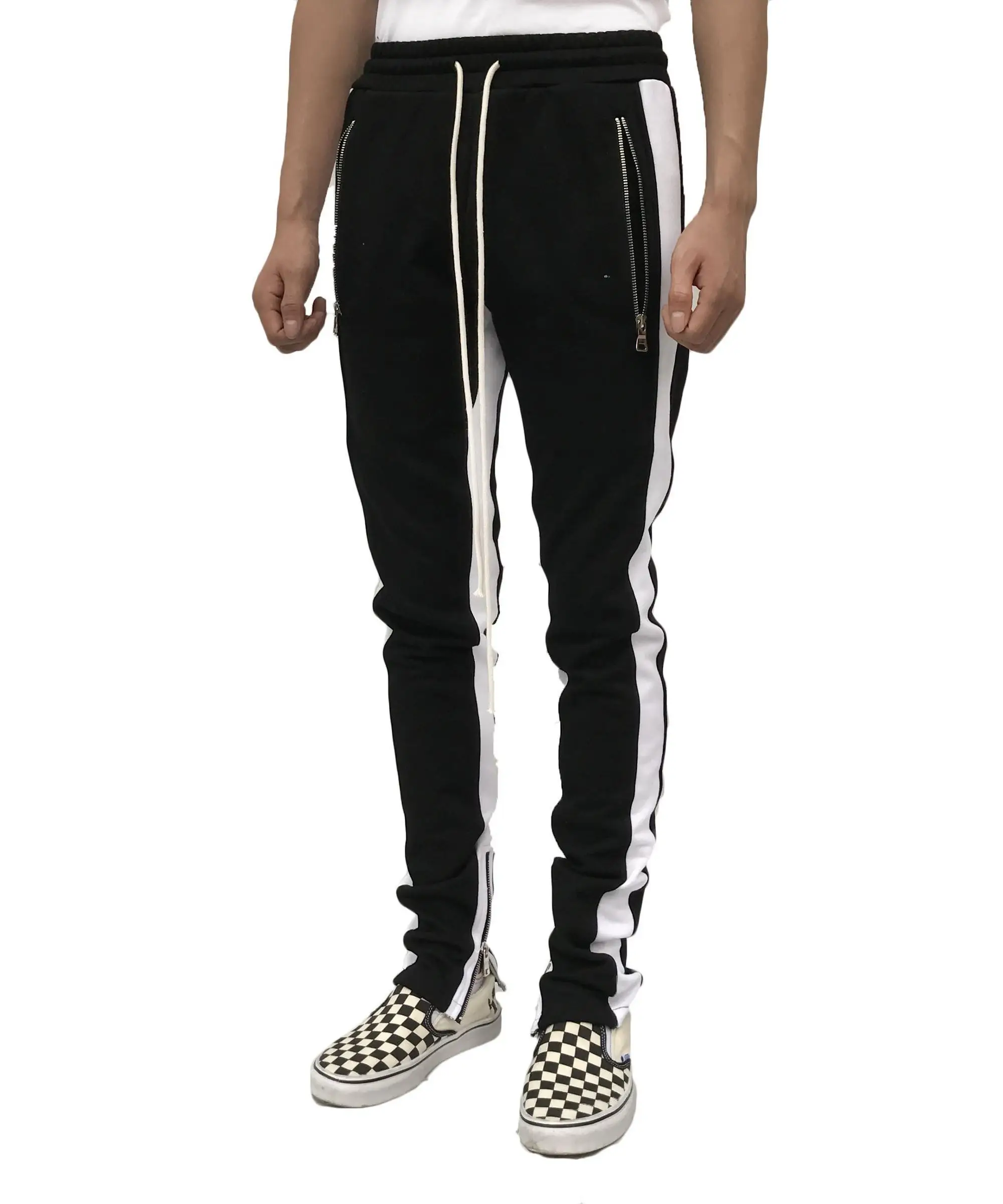 double stripe track pants