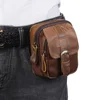 Wholesale Designer Custom Mens Genuine Leather Waist Funny Pack Bag Bum Bag For Men