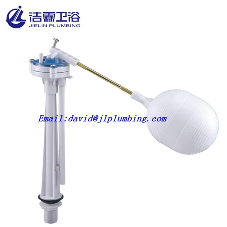 Professional manufactory durable toilet plastic ball cock fill valve T1201