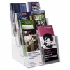 4 Tier Multiple Pocket Leaflet Rack Table Top Wall Mounted 8.5 x 11 Acrylic Sign Holder Outdoor Floor Stand Brochure Holder Orga