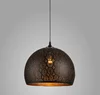 Retro Etching Chandeliers, Pattern Hollowed-Out Indoor Pendant Lamps for Home/Hotel/Shop
