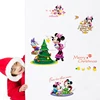 cartoon kids room decor Mickey Mouse wall stickers baby decorative Minnie mickey wall decals merry christmas wall stickers