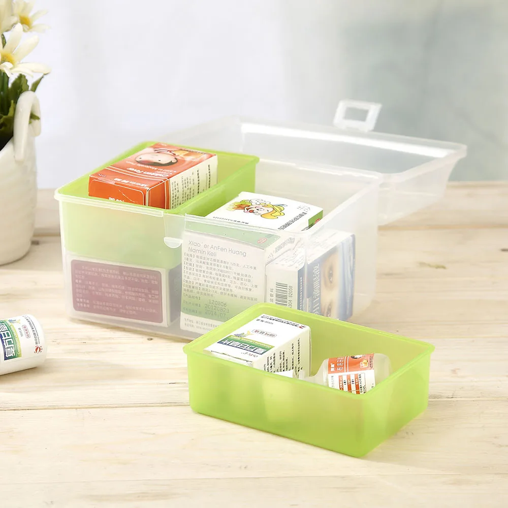 Alta calidad pequeño plástico hogar botiquín con cerradura