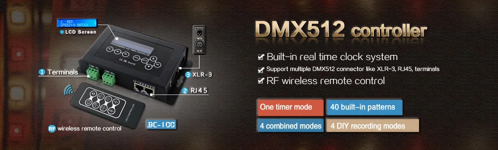 dmx512 rgb led controller