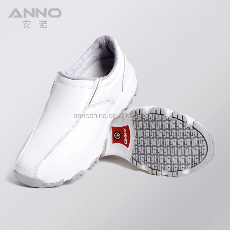 New Design Clinic Shoes / White Leather Nursing Shoes Men / White Shoes ...