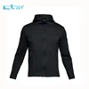 Wholesale Hooded Winter Stylish Black Custom Printed Man Jacket