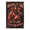 Backbone of America Vintage Metal Sign Garage Crosses Wall Home Restaurant Store Cafe Decor Pin up Poster Antique Tray Art Sign