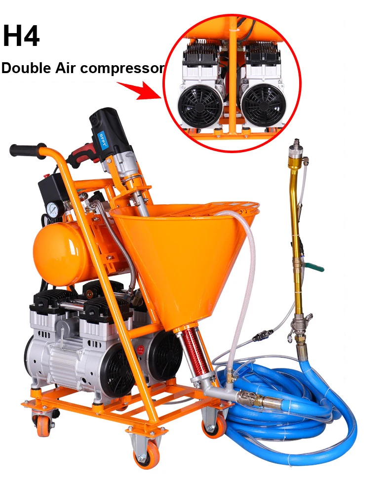 Professional Cement Mortar Sprayer / Concrete Shotcrete Spraying / Putty Spraying Machine