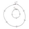 Cheap wholesale price fashion jewelry set chock necklace designs pearl jewelry sets