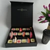 luxury black paper sushi take out box, cardboard sushi container custom, disposable sushi packaging