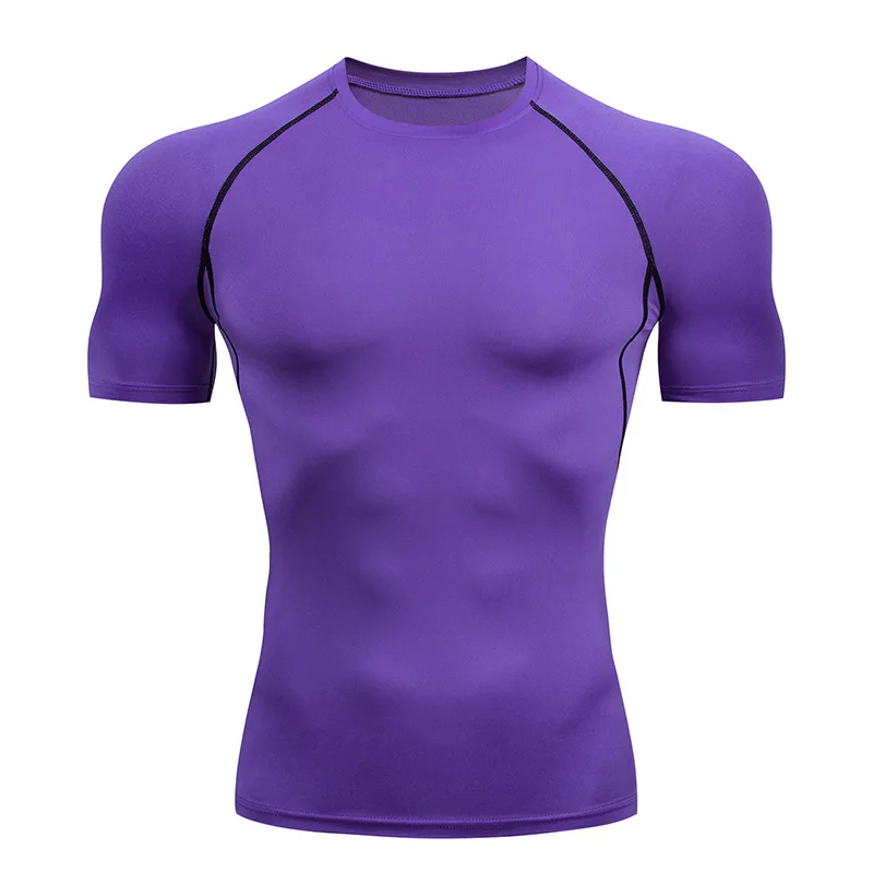 Fitness Mens Gym T Shirt Blank Compress Tshirt Wholesale Buy Fitness