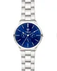 fasion watchc with steel strip alloy cast 6 pointesr simple watches