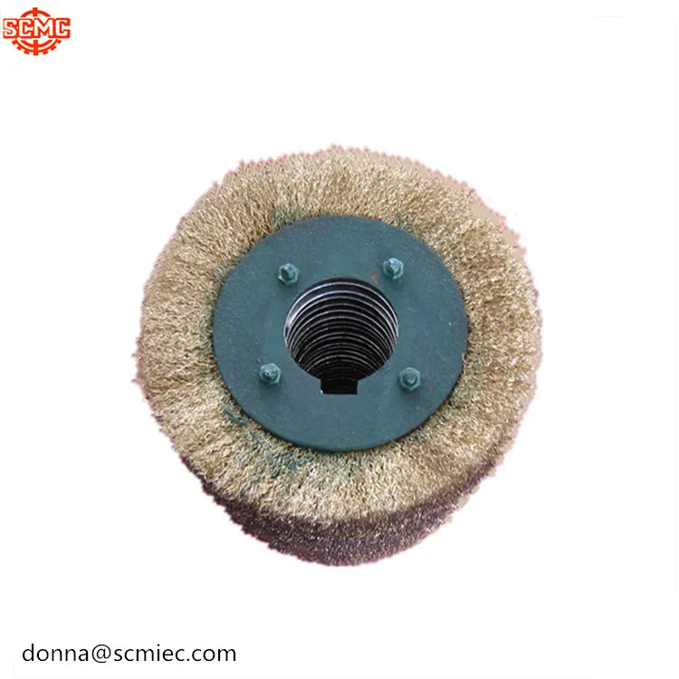 Factory Direct Sale Polished Wire Brush Roller Abrasive Wire Brush