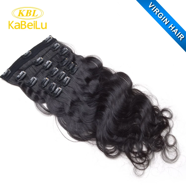 From Raw Russian Clips Hair Extensions Natural Grey Color Two Tone