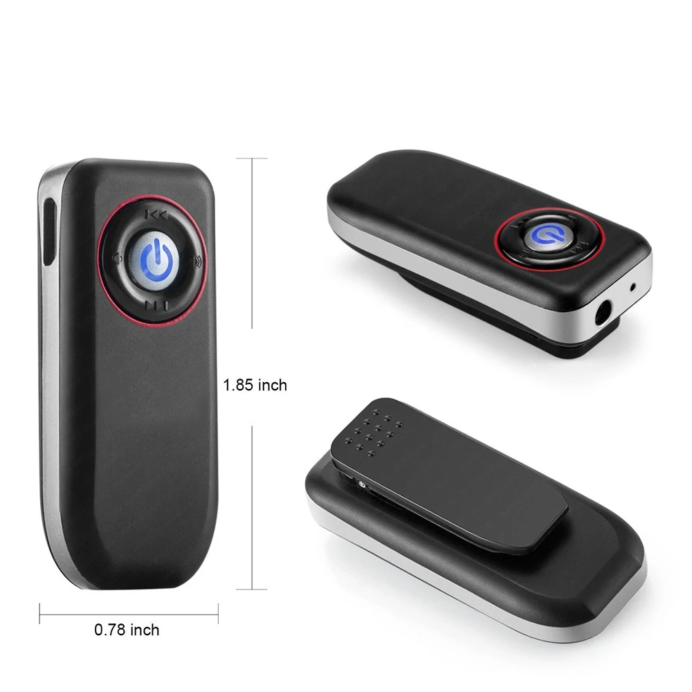 Clip on bluetooth handsfree bluetooth car music receiver adapter - ANKUX.COM