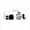 Colorcasa removeable wall sticker decorative vinyl wall paper mouse&Easter egg wall decal art home decor for living room(ZY3113)