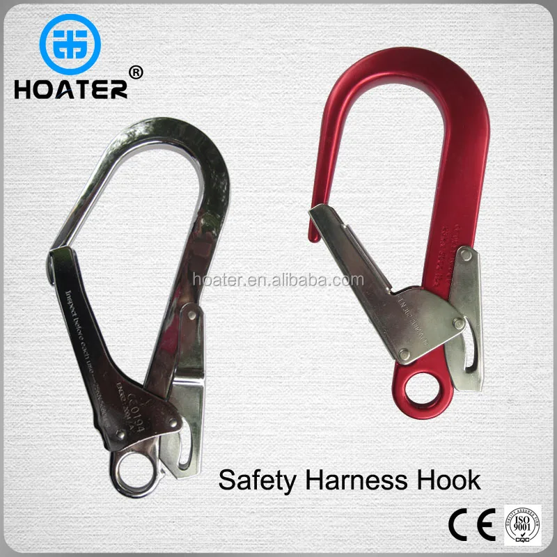 Heavy Duty Fall Protection Double Latch Big Locking Clip 25kn Alloy Steel  Forged Steel Stamped Snap Hooks for Safety Harness - China Hook, Rigging