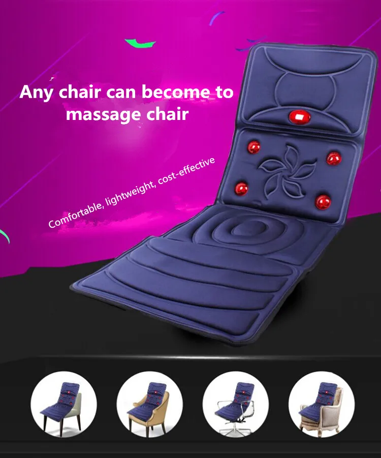 Infrared Heating Massage Mattress Cushion Full Body Electric Household