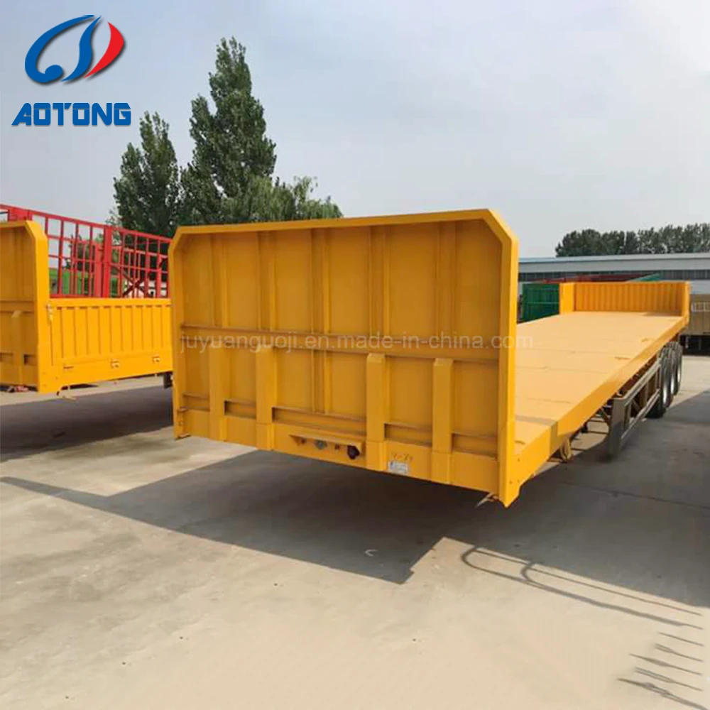 40ft Trailer Flatbed Semi Flatbed Trailer Bulkhead 40ft Front Wall