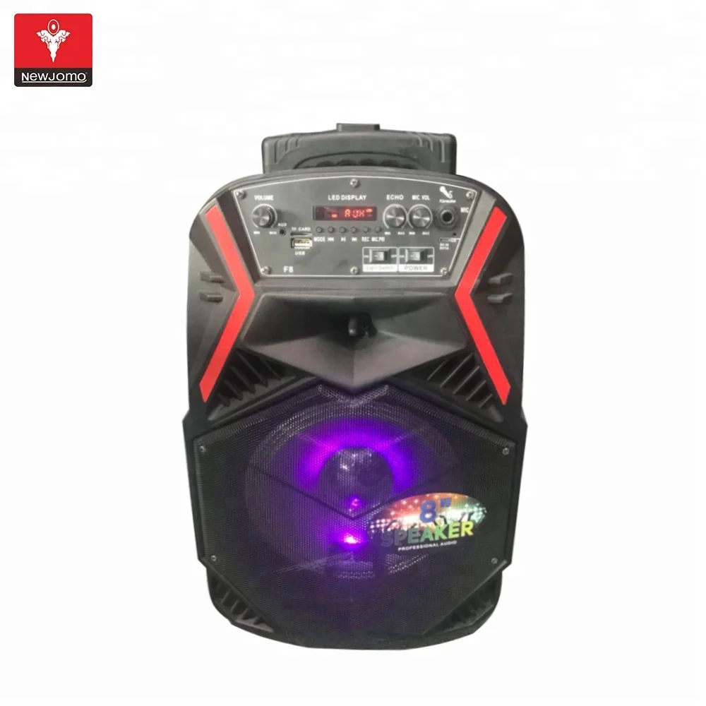 New Portable Amplifier Trolley Speaker Box With Usb/led Light Buy