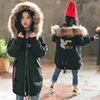 2019 New Fashion Children Winter Jacket Girl Winter Coat Kids Warm Thick Fur Collar Hooded long down Coats For Teenage 4Y-14Y