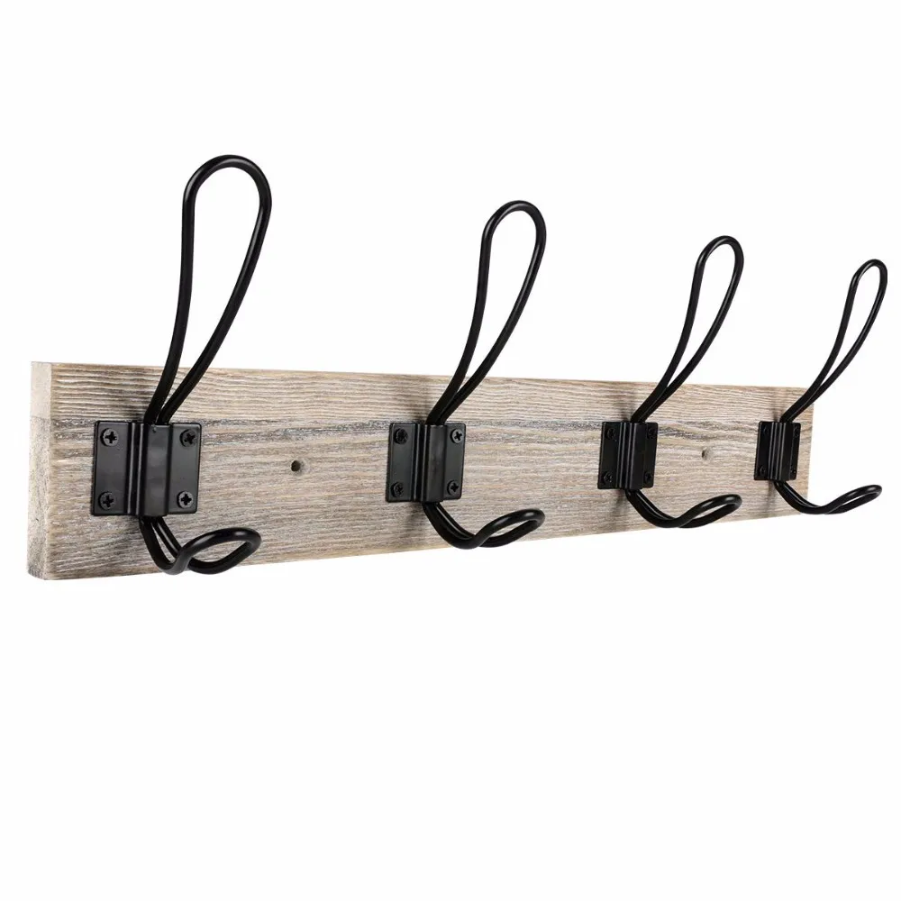 Entryway Vintage Rustic Wooden Wall Mounted Coat Rack Buy Wall