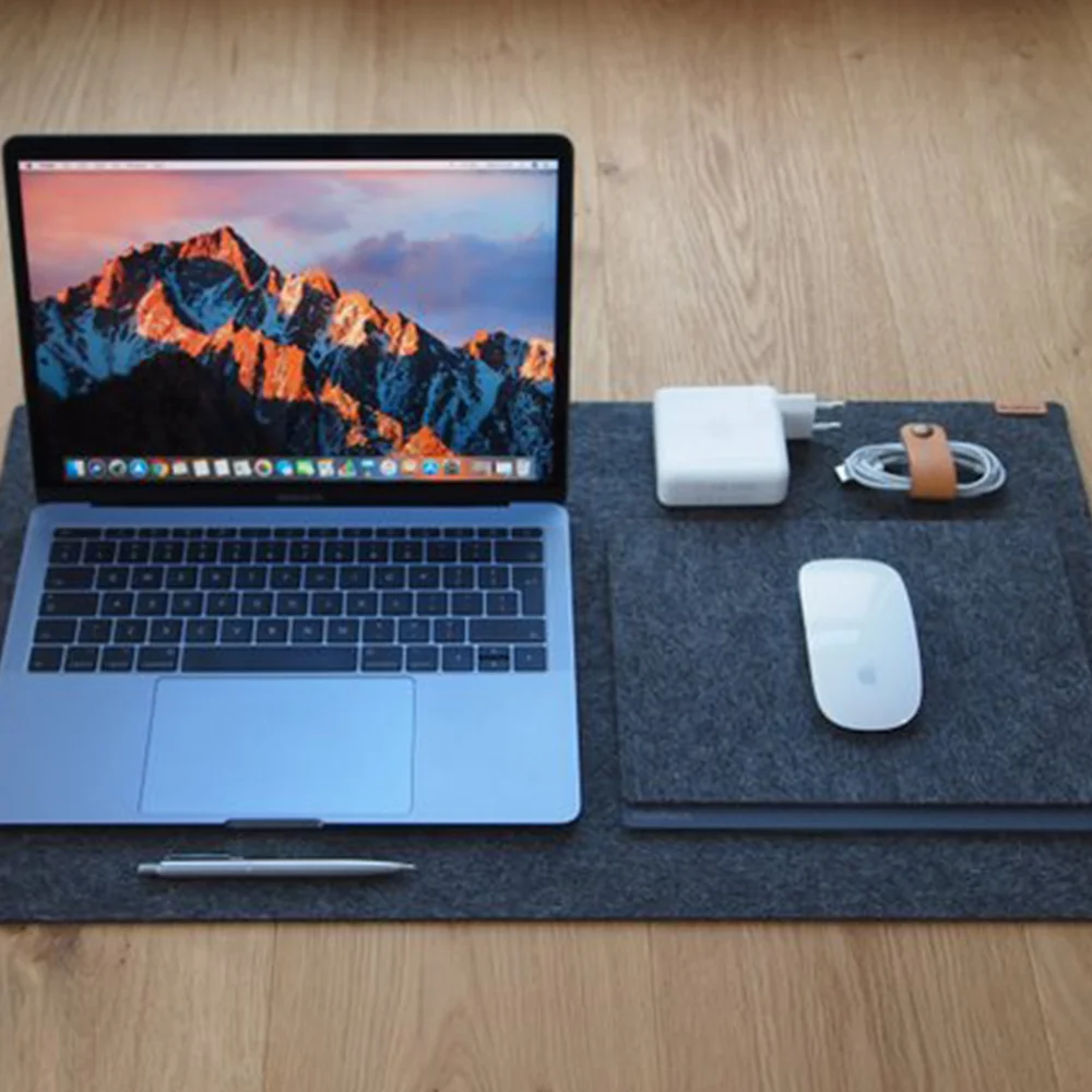 Promotional Custom Design Felt Computer Desk Mat Felt Mouse Pad Buy