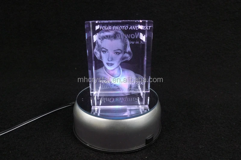 3d Laser Marilyn Monroe Crystal Glass Art Mh F0375 Buy Photo Crystal 3d Led3d Led Cube3d Led 9713