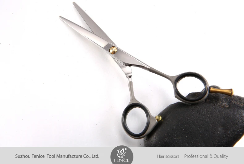 Fenice Private Label Stainless Steel Shears 6 Inch Hair Cut Scissors for Hairdressers