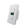 110V Lighten & Dimming Switch Wifi Smart Touch Dimmer Wall Switch with Alexa Echo