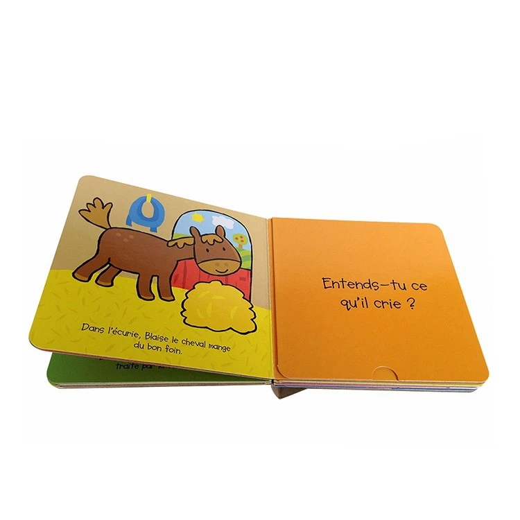 Professional Custom Made Educational Toddler Full Color Cardboard Baby